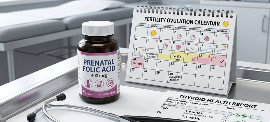 Pre-Conceptional Counseling consultation and prenatal preparation checklist in Sushant Golf City Lucknow